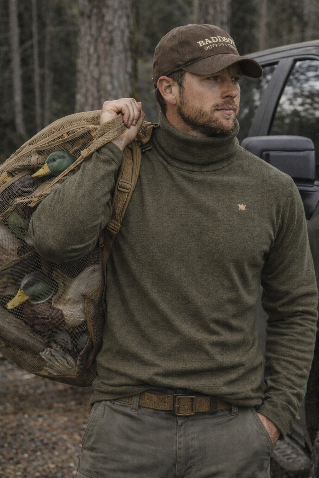 Merino Field Turtleneck